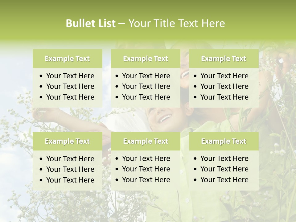 Person Son Beautiful PowerPoint Template