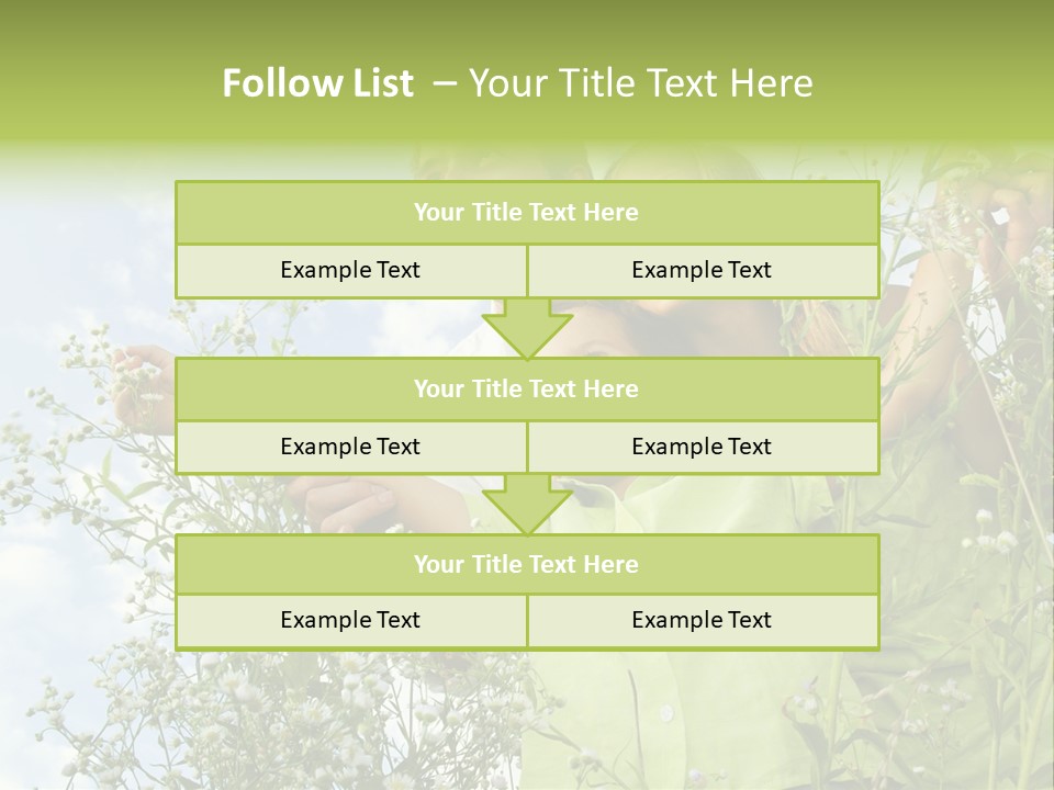 Person Son Beautiful PowerPoint Template