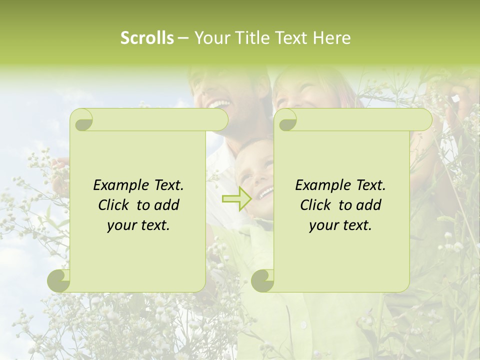 Person Son Beautiful PowerPoint Template