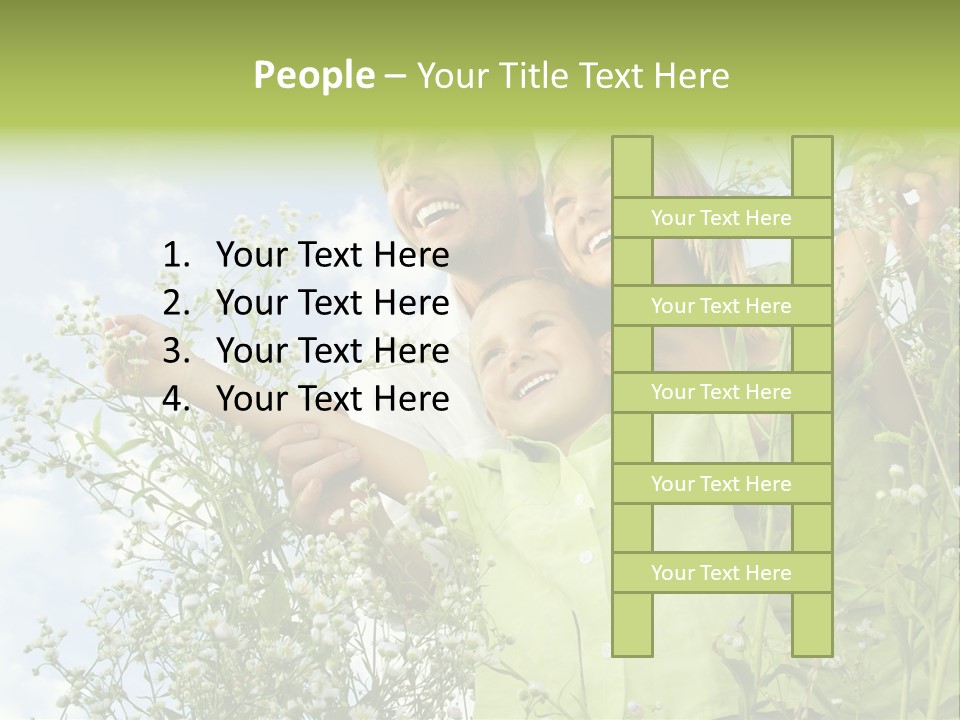 Person Son Beautiful PowerPoint Template