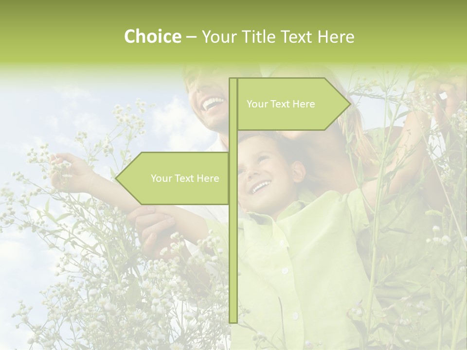 Person Son Beautiful PowerPoint Template