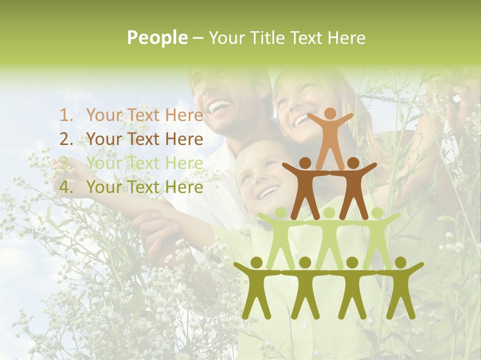 Person Son Beautiful PowerPoint Template