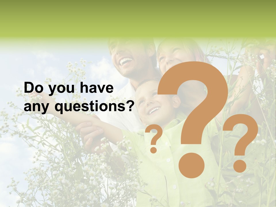 Person Son Beautiful PowerPoint Template