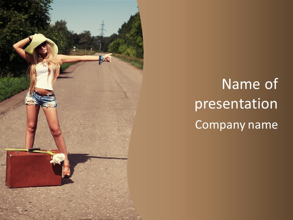 Tourism World People PowerPoint Template