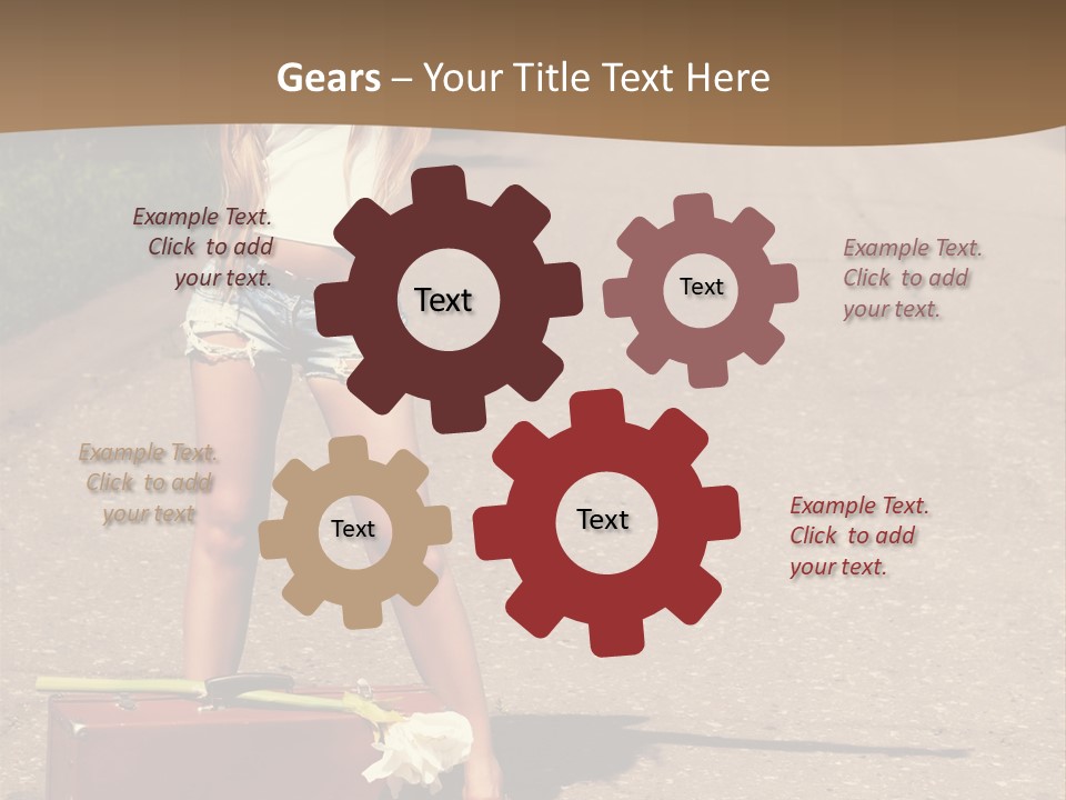 Tourism World People PowerPoint Template