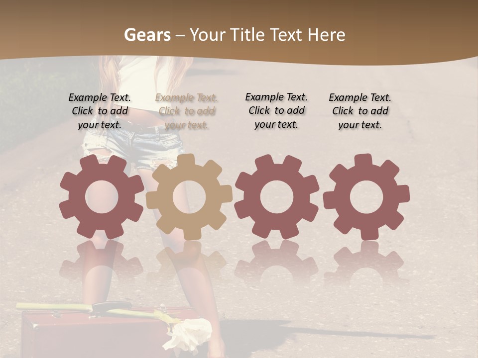 Tourism World People PowerPoint Template