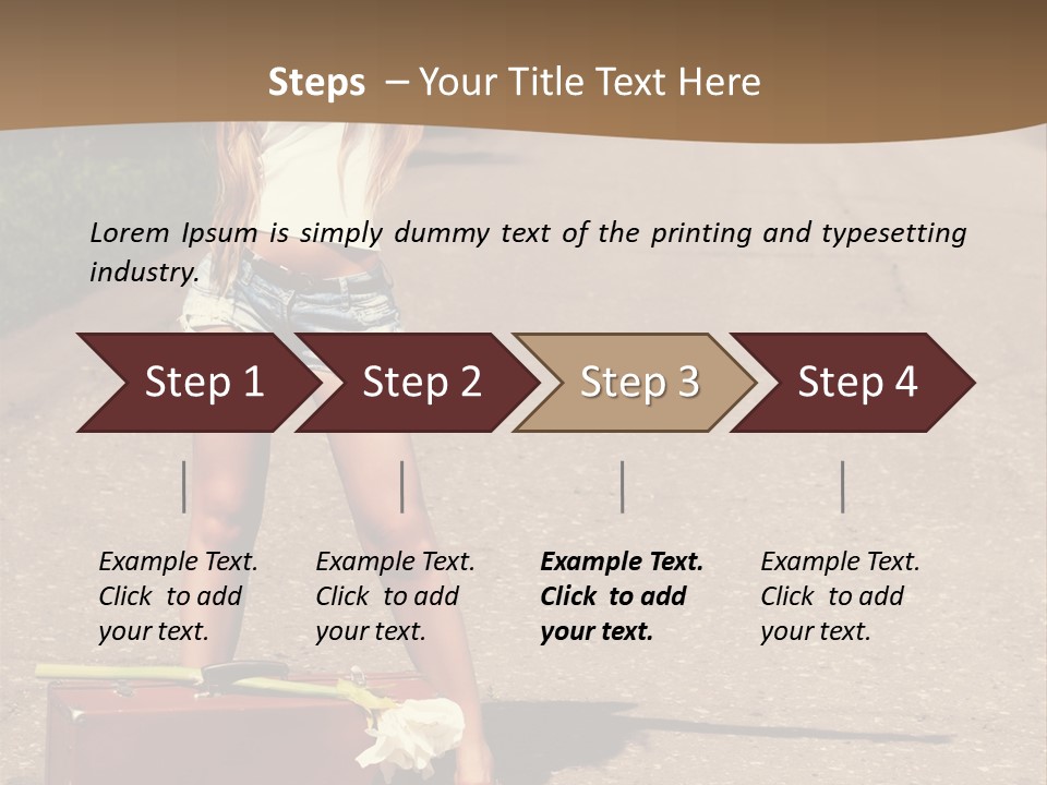 Tourism World People PowerPoint Template
