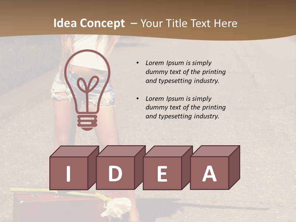 Tourism World People PowerPoint Template