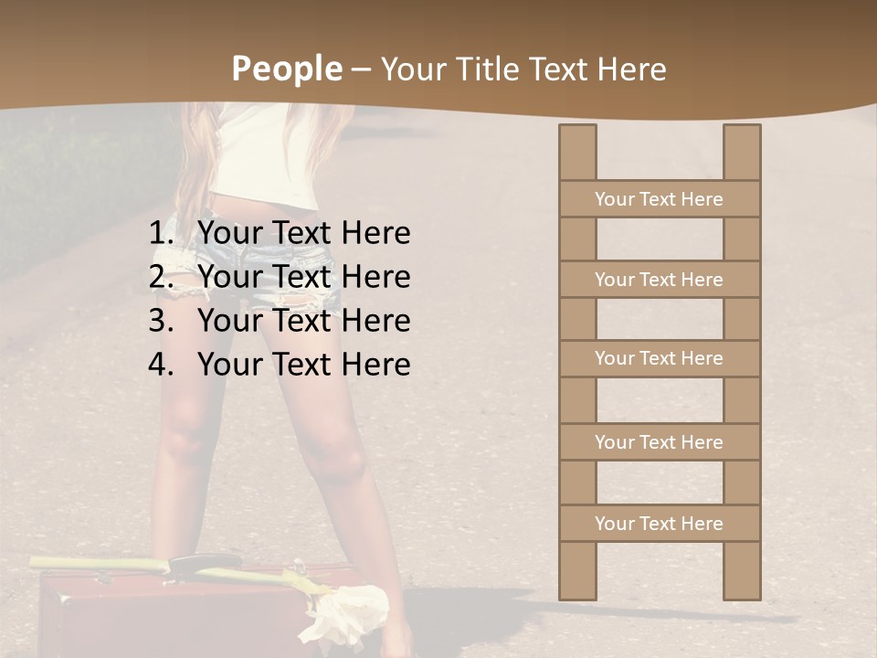 Tourism World People PowerPoint Template