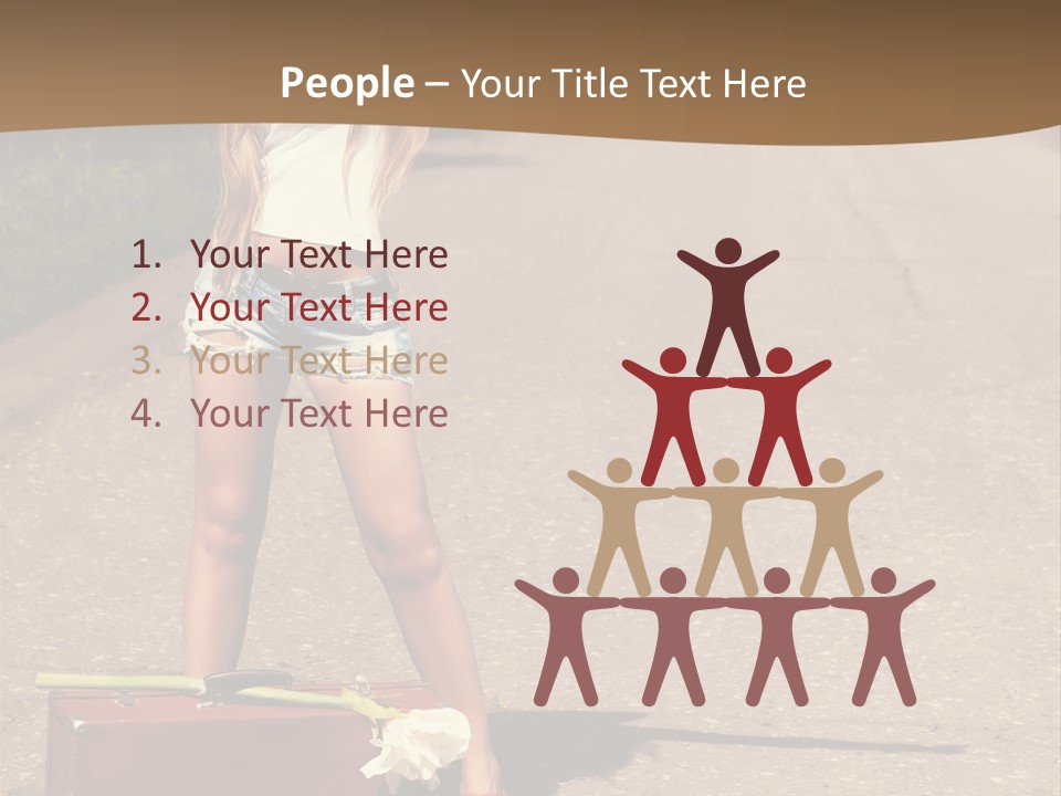 Tourism World People PowerPoint Template