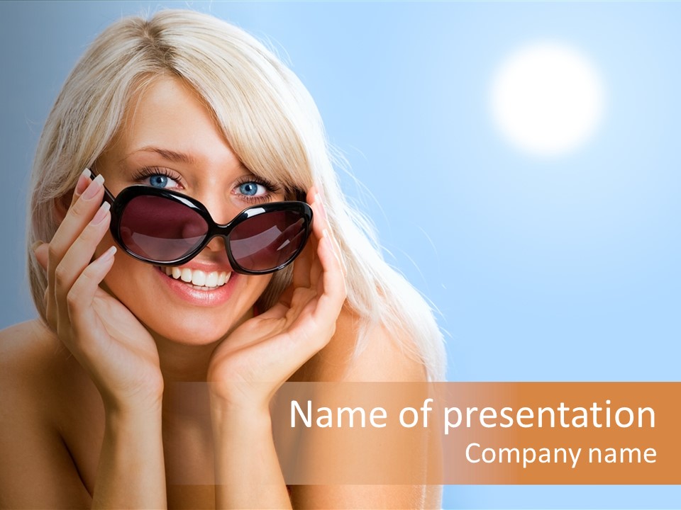 Pretty Charming Beach PowerPoint Template