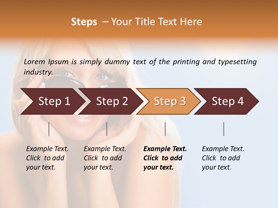 Pretty Charming Beach PowerPoint Template