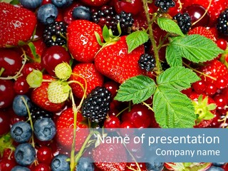 Green Diet Background PowerPoint Template