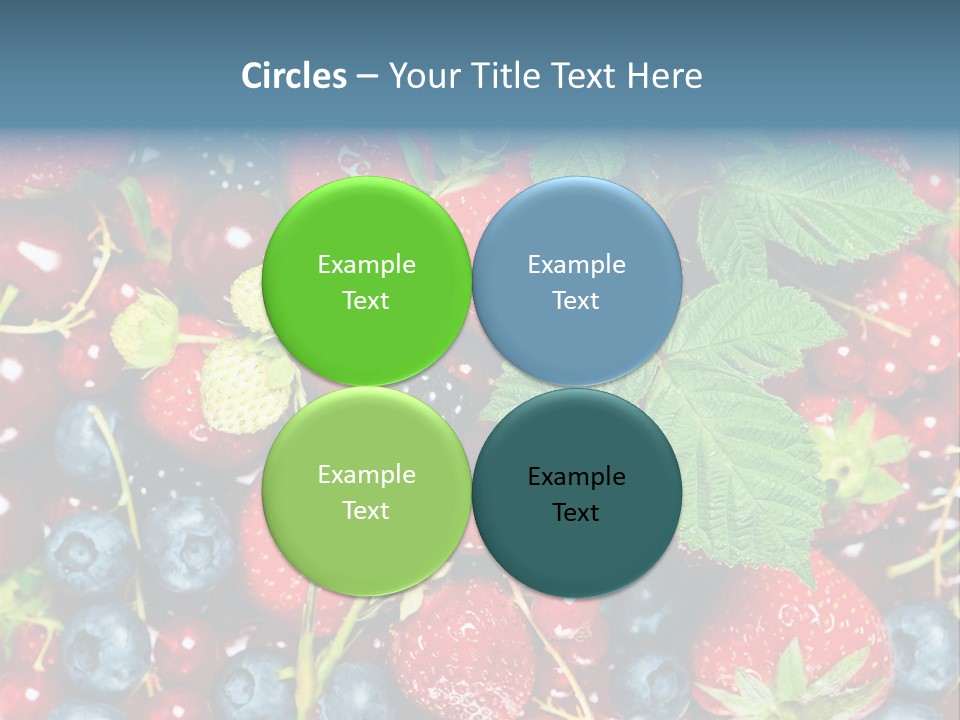 Green Diet Background PowerPoint Template