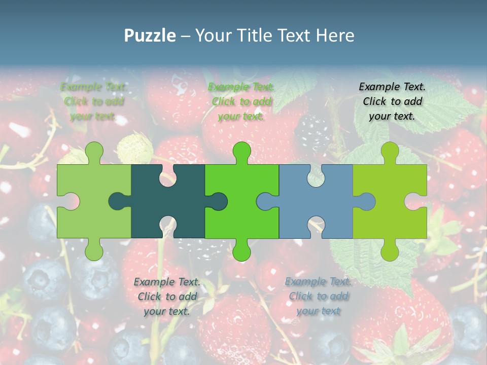 Green Diet Background PowerPoint Template