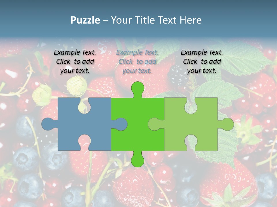 Green Diet Background PowerPoint Template