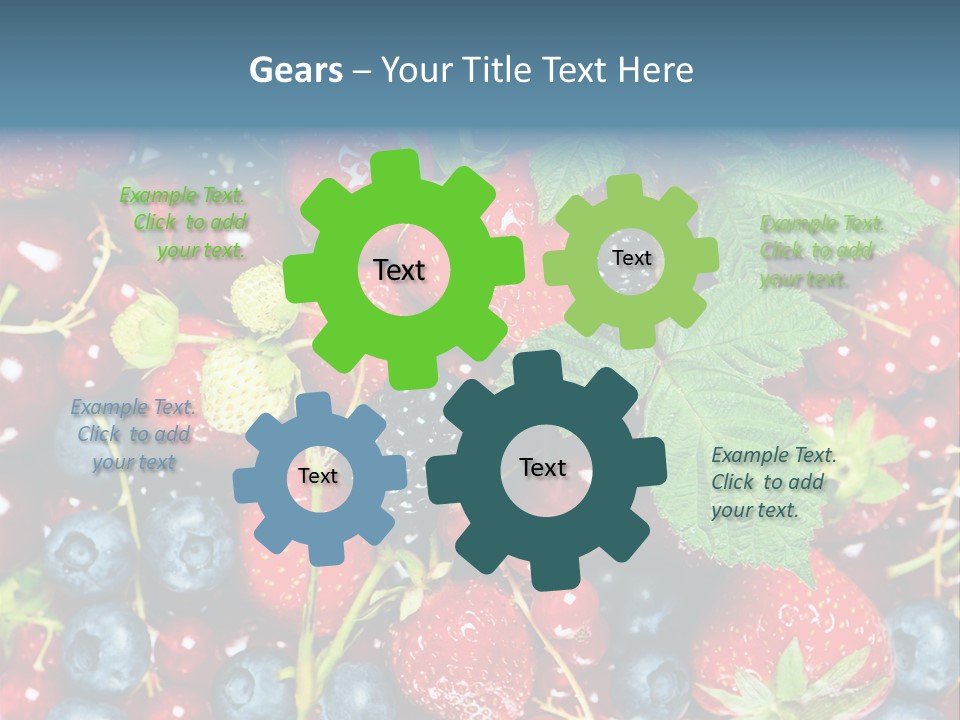 Green Diet Background PowerPoint Template