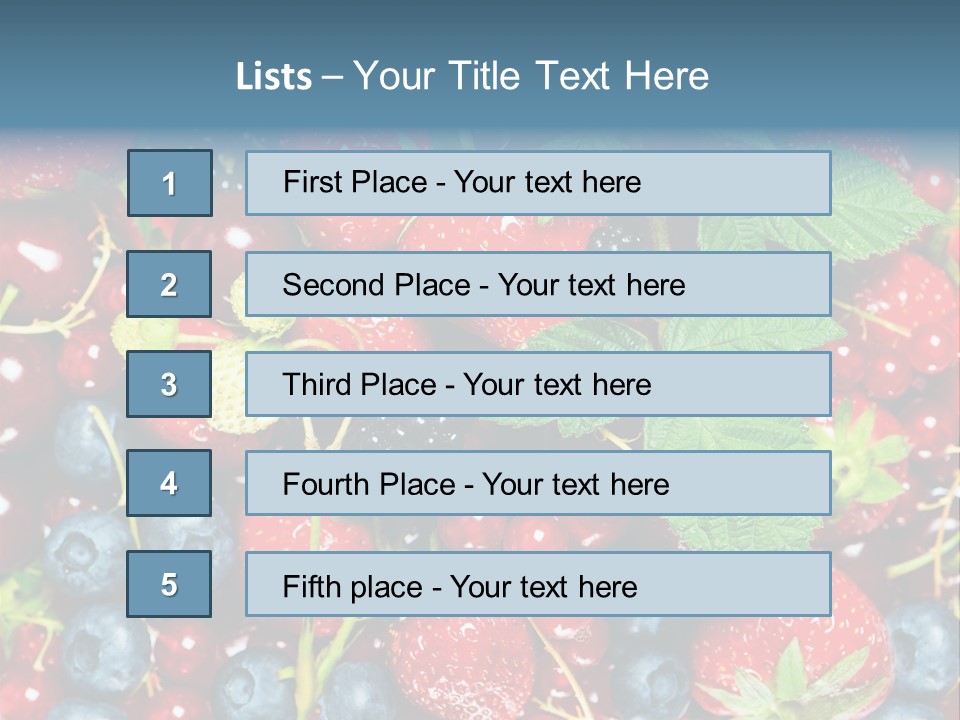 Green Diet Background PowerPoint Template