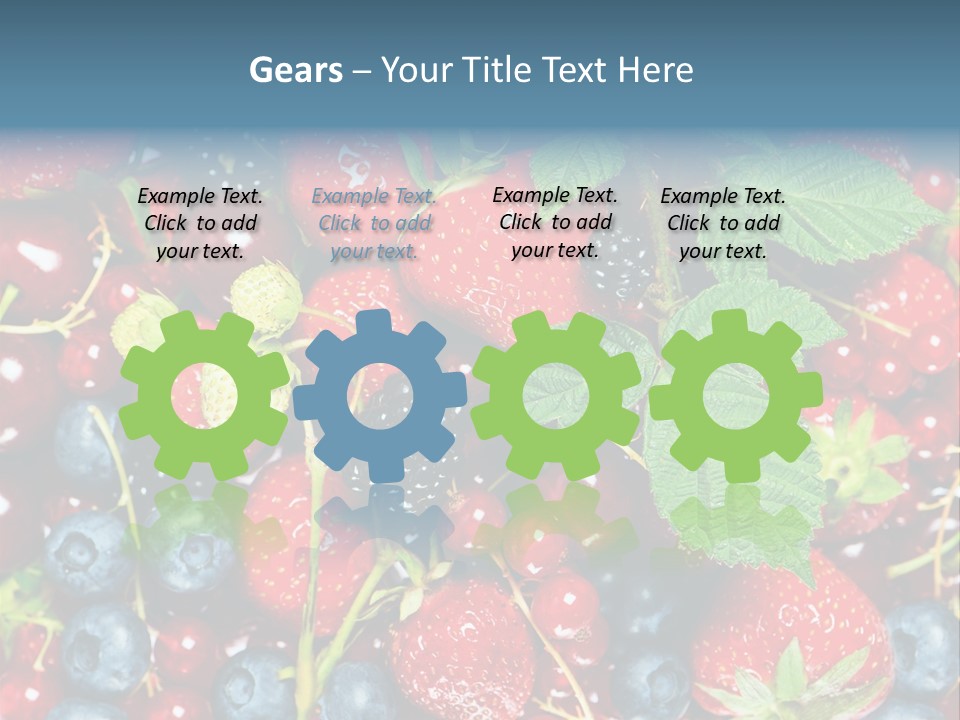 Green Diet Background PowerPoint Template