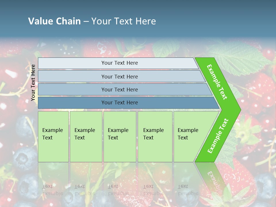 Green Diet Background PowerPoint Template