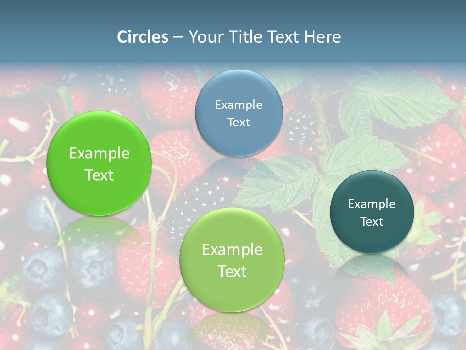 Green Diet Background PowerPoint Template