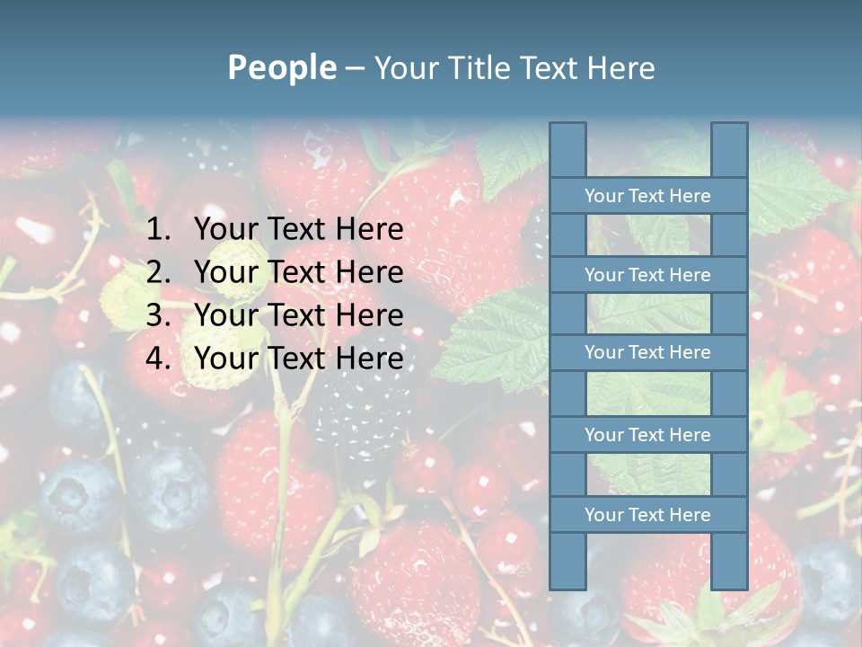 Green Diet Background PowerPoint Template