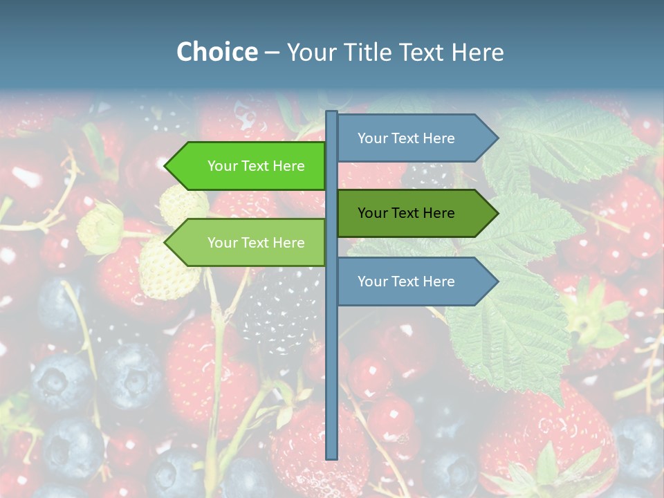 Green Diet Background PowerPoint Template