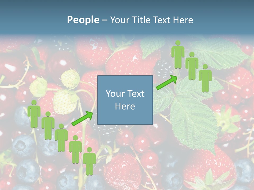Green Diet Background PowerPoint Template