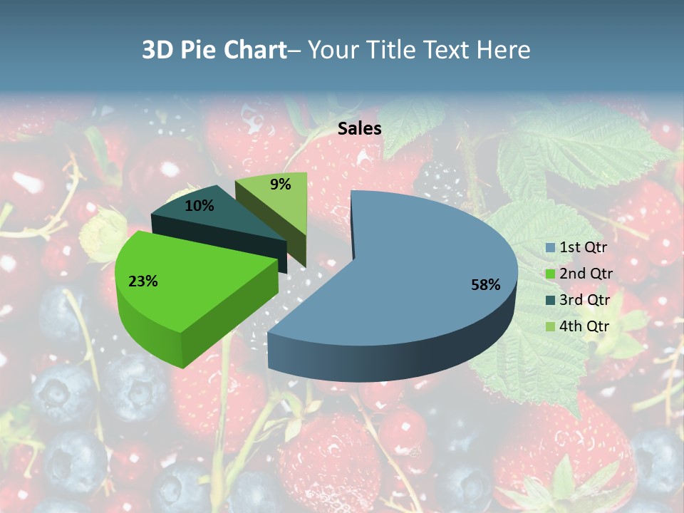 Green Diet Background PowerPoint Template