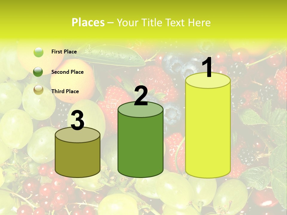 Black Green Eating PowerPoint Template