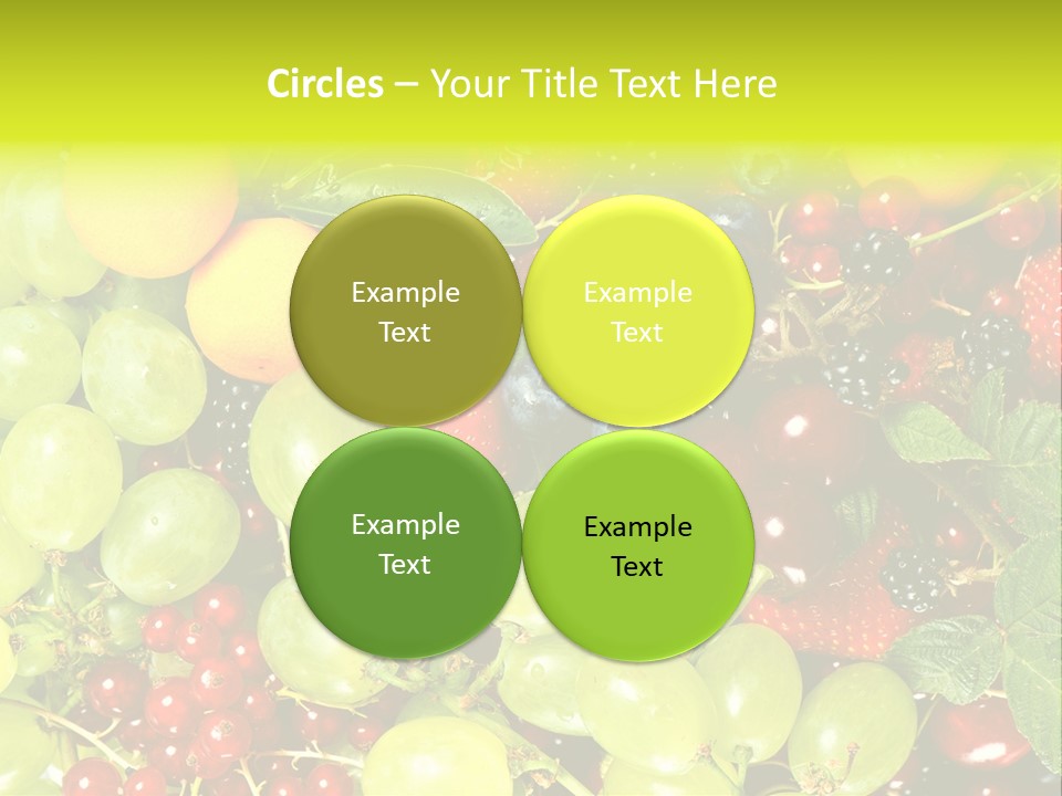 Black Green Eating PowerPoint Template