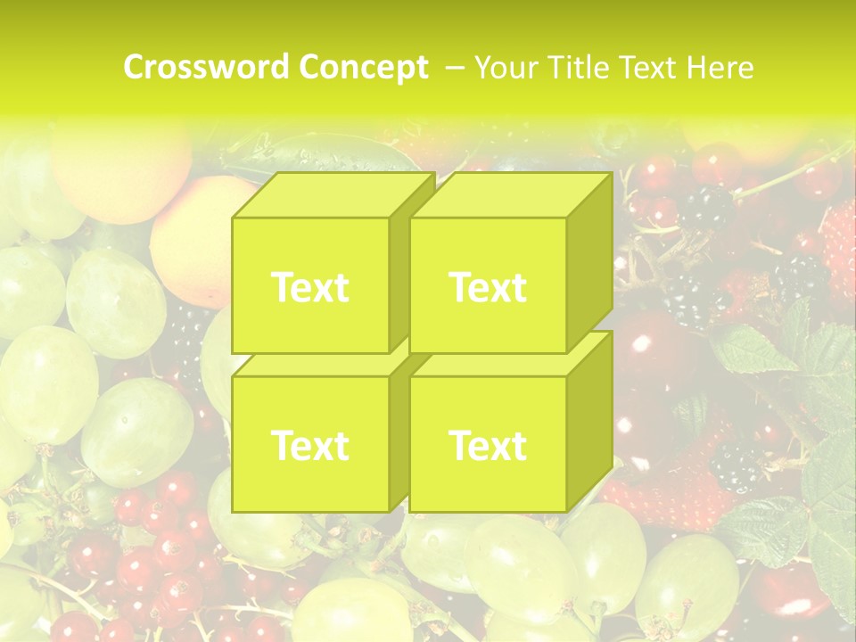 Black Green Eating PowerPoint Template