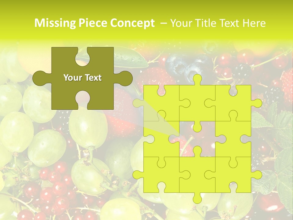 Black Green Eating PowerPoint Template