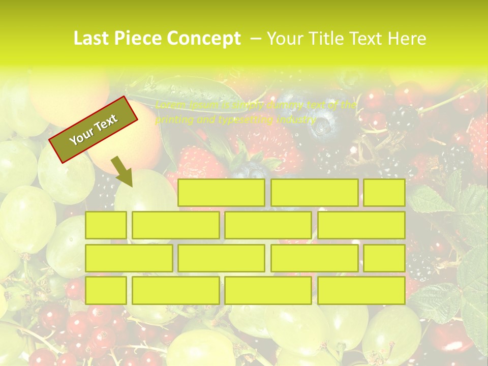 Black Green Eating PowerPoint Template