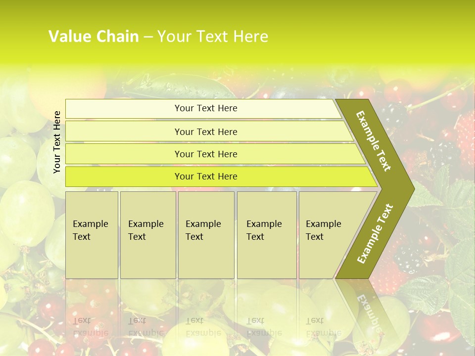 Black Green Eating PowerPoint Template
