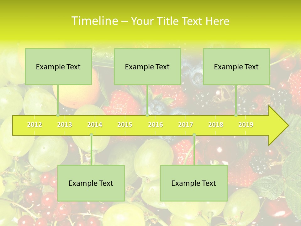 Black Green Eating PowerPoint Template