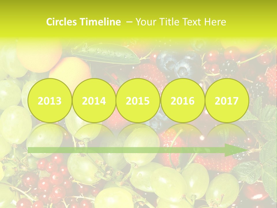 Black Green Eating PowerPoint Template