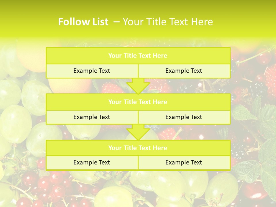 Black Green Eating PowerPoint Template