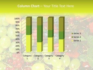 Black Green Eating PowerPoint Template