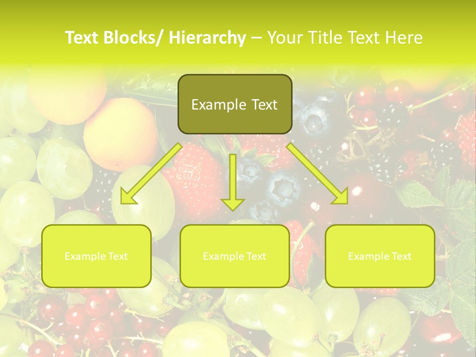 Black Green Eating PowerPoint Template
