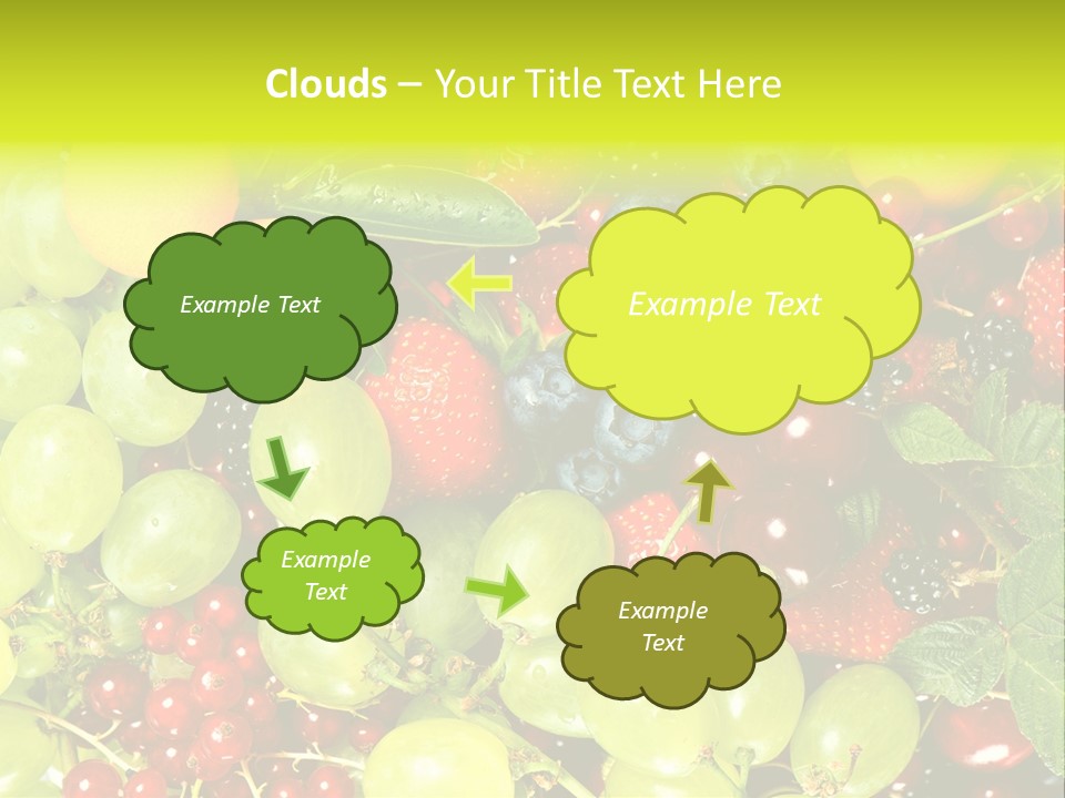 Black Green Eating PowerPoint Template