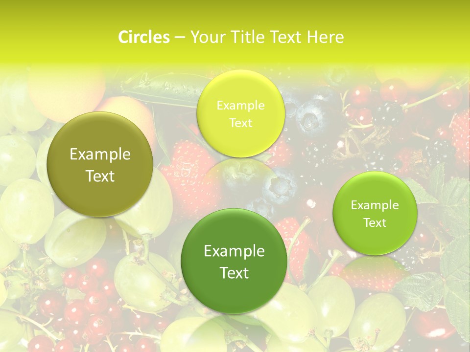 Black Green Eating PowerPoint Template