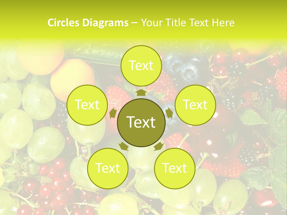 Black Green Eating PowerPoint Template