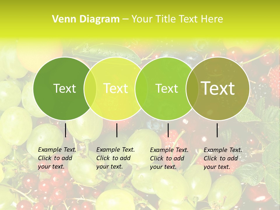 Black Green Eating PowerPoint Template