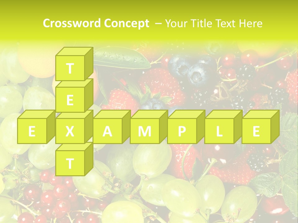 Black Green Eating PowerPoint Template