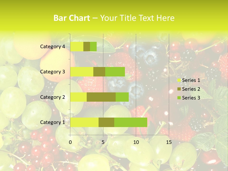 Black Green Eating PowerPoint Template