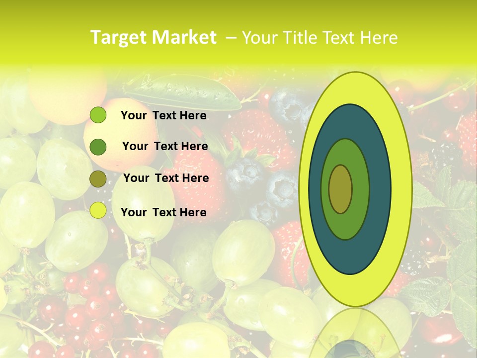 Black Green Eating PowerPoint Template