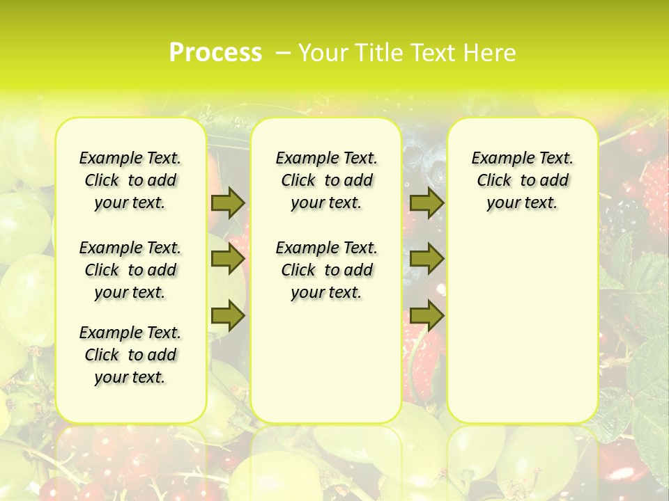 Black Green Eating PowerPoint Template