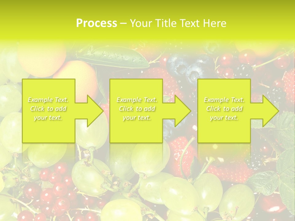 Black Green Eating PowerPoint Template