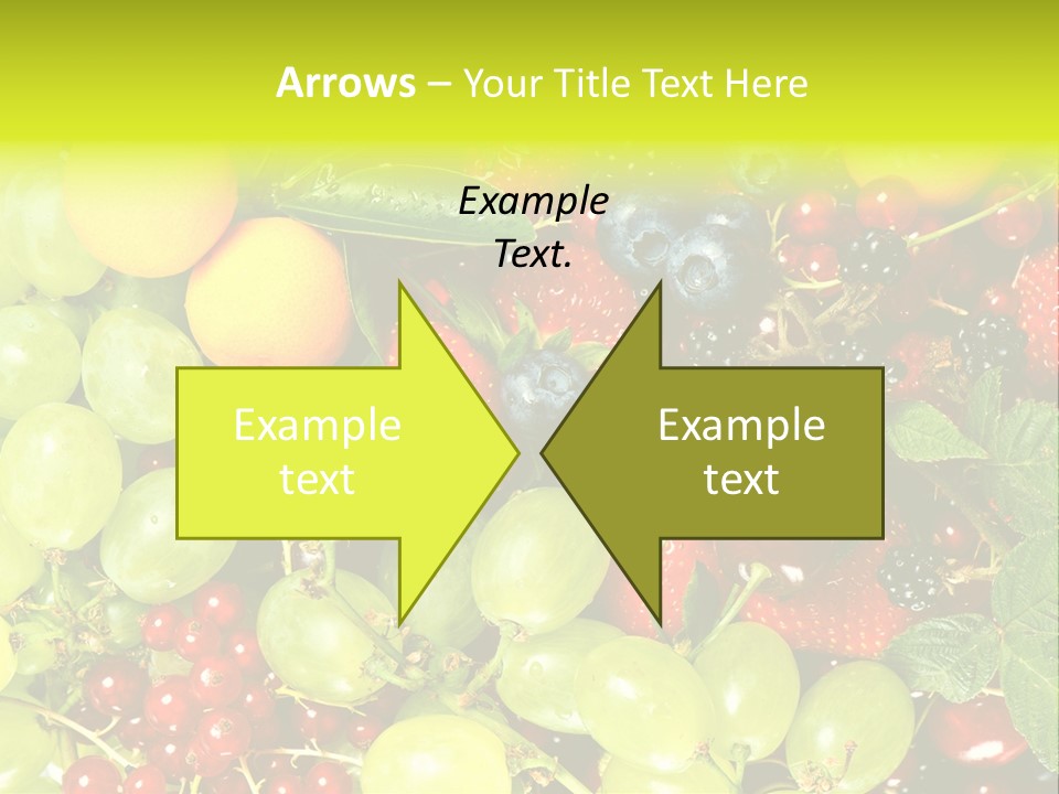 Black Green Eating PowerPoint Template